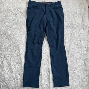 Perry Ellis Performance Classic Chino Pants Outdoors‎ Golf Blue Men's 34x32 EUC